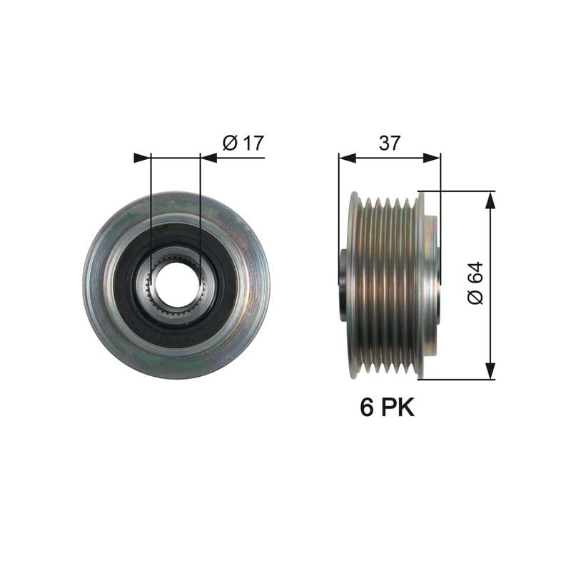 Alternator pulley