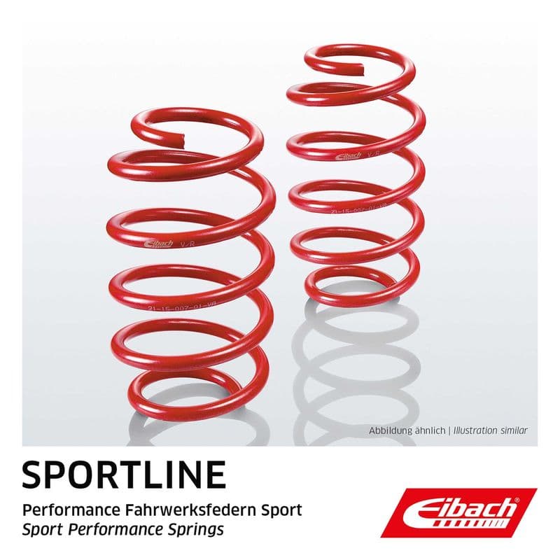 Verlagingsveren, Sportline, 2pcs, (45-50mm / 30mm)  (770kg / 725kg)  past: RENAULT CLIO I 1.1-1.9D 05.90-09.98