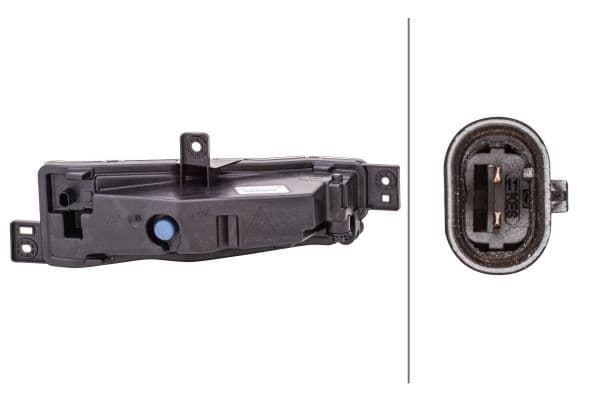 Mistlamp Voor Links (LED, zwart frame) past: BMW X3 G01 10.17-