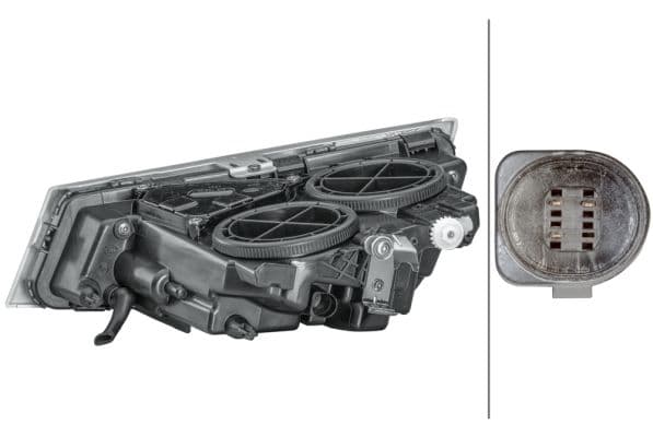 Mistlamp Rechts (H3/H7) 24V past: VOLVO FH, FM, FM II 09.05-