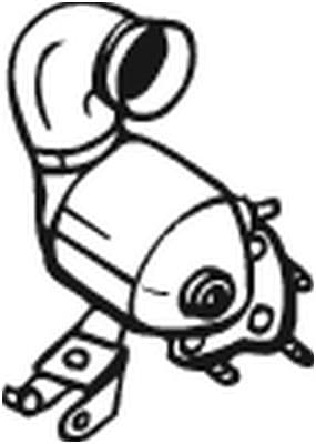 Katalysator EURO 4 past: ALFA ROMEO 159  FIAT CROMA, GRANDE PUNTO  OPEL ASTRA H, ASTRA H GTC, SIGNUM, VECTRA C, VECTRA C GTS, ZAFIRA B  SAAB 9-3 1.9D 04.04-