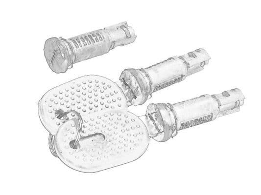 Door lock past: IVECO DAILY II 01.89-08.98