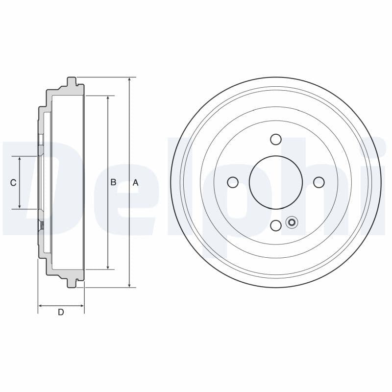 Brake drum Achter past: KIA PICANTO III 1.0/1.0LPG/1.2 03.17-