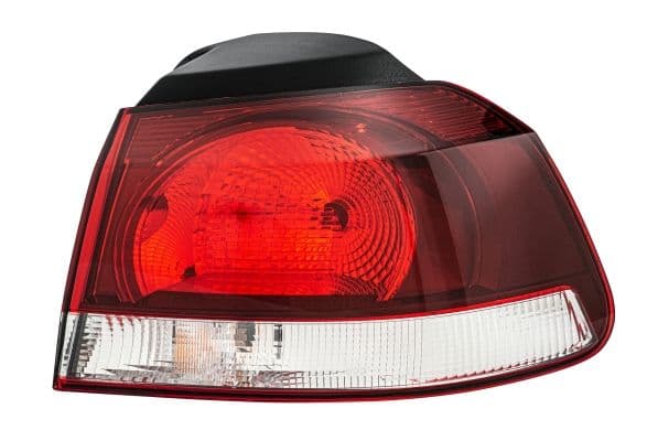 Achterlicht Rechts (extern, W16W/WY21W, kleur indicator wit, kleur van het glas red/wit) past: VW GOLF VI 10.08-11.13