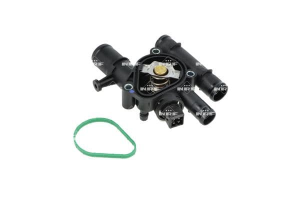 Thermostaat koelsysteem (89°C, in huisvesting) past: NISSAN PRIMERA  OPEL VIVARO A  RENAULT GRAND SCENIC II, MEGANE II, MEGANE III, SCENIC II  SUZUKI GRAND VITARA II 1.9D 08.01-