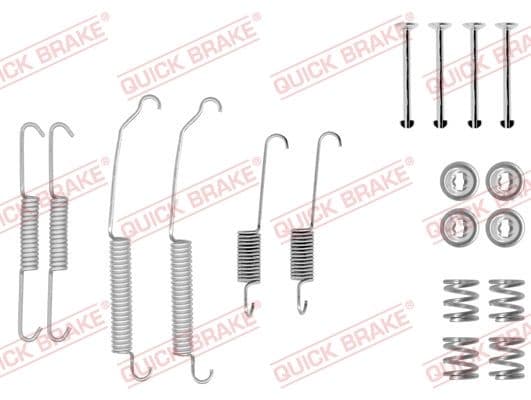 Accessory Kit, brake shoes