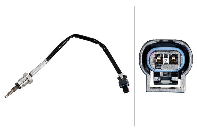 Uitlaatgastemperatuursensor (Vóór katalysator) past: ALFA ROMEO GIULIA, GIULIETTA, STELVIO, TONALE  FIAT 500L, 500X, DOBLO, DOBLO CARGO, DUCATO, TIPO  JEEP COMPASS, RENEGADE 1.6D/2.0D/2.2D 01.10-