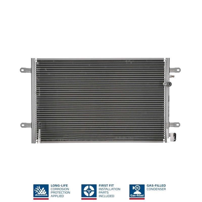 A/C condensator ((EN) additional fitting elements) past: AUDI A6 ALLROAD C6, A6 C6 2.0-5.2 05.04-08.11