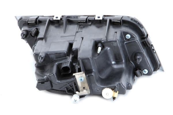 Mistlamp Links (H3, met een lange-afstand halogeen  zilveren frame) 24V past: VOLVO FH, FH16, FM, FM II 09.05-