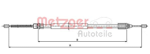 Stuurstang Achter Links/Rechts (L-532mm, bot) past: MERCEDES ACTROS MP4 / MP5, ANTOS 07.11-