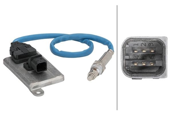NOx-sensor (na katalysator) past: MAN TGS I, TGX I D2066LF85-D2676LFAJ 08.12-09.21