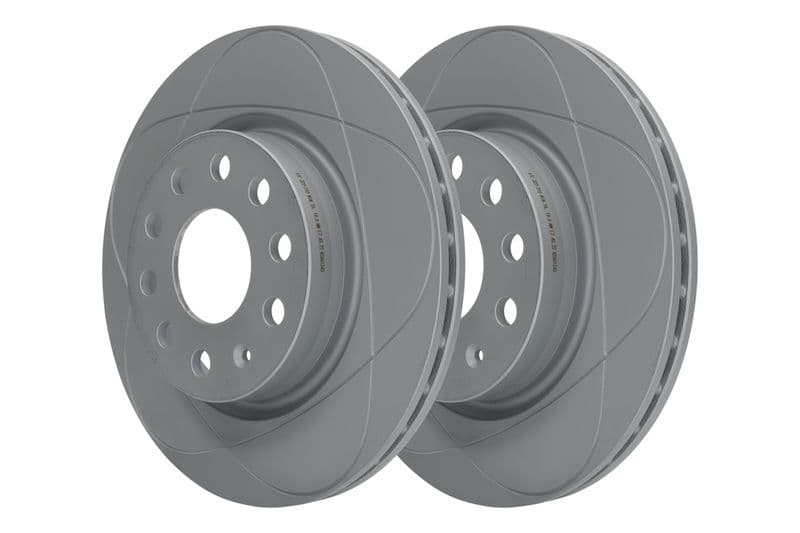 Brake disc, 1pcs, ATE PowerDisc, Geventileerd, Cut, Voor   Links/Rechts, buitendiameter 280 mm, dikte 22 mm, past: AUDI A3  SEAT ALTEA, ALTEA XL, LEON, TOLEDO III 1.2-Electric 02.98-