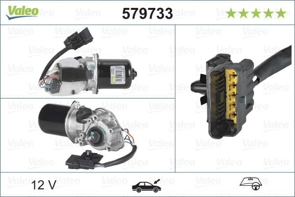 Ruitenwissermotor Voor past: NISSAN PRIMASTAR  OPEL MOVANO A, VIVARO A  RENAULT TRAFIC II 07.98-