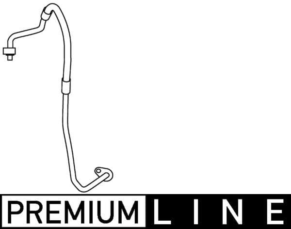 Airco slang/pijp (van aircocompressor tot condensator, hoge druk) past: FORD FOCUS C-MAX, FOCUS II 1.8D 07.04-09.12