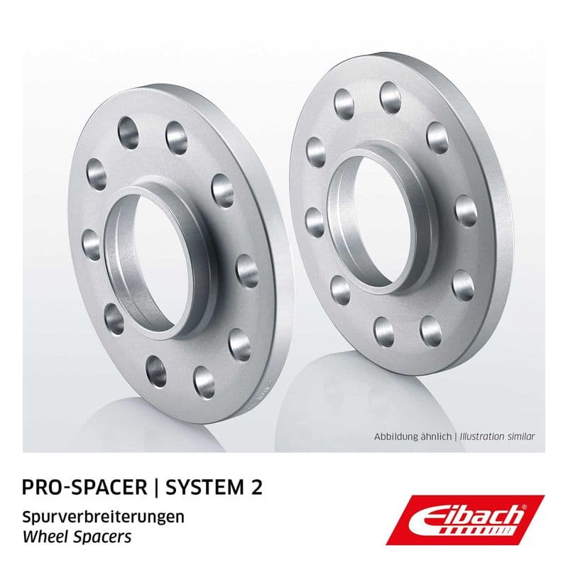 (EN) Wheel rim spacers - 2 pcs x  dikte: 15mm  diameter van het opsporingsgat: 57mm  PRO-SPACER serie - 2  (bevestigingselementen inbegrepen - Geen) - natuurlijk