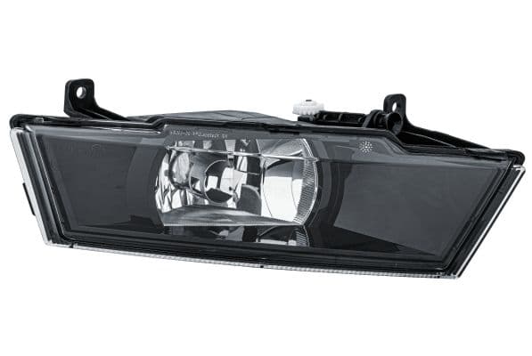 Mistlamp Voor Rechts (H8, met gebogen lichten) past: SKODA OCTAVIA III 11.12-06.16