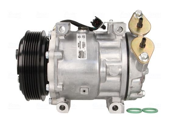 Airconditioning compressor past: VOLVO C30, C70 II, S40 II, V40, V50, V70 III  FORD C-MAX, FIESTA V, FOCUS C-MAX, FOCUS II, FUSION  MAZDA 3 1.6D/2.0/2.0D 10.97-06.13