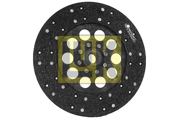 Koppelingsplaat/plaat biologisch (310mm volledig profiel) past: DEUTZ FAHR D 10006 F, D 10006 U, D 13006 U, D 7505 F, D 7505 U, D 7506 F, D 7506 U, D 8006 F, D 8006 U, D 9005 F, D 9005 U, D 9006 F