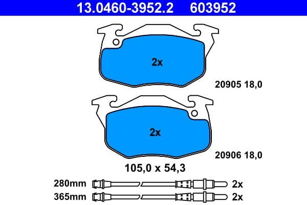 Brake Pad Set, disc brake