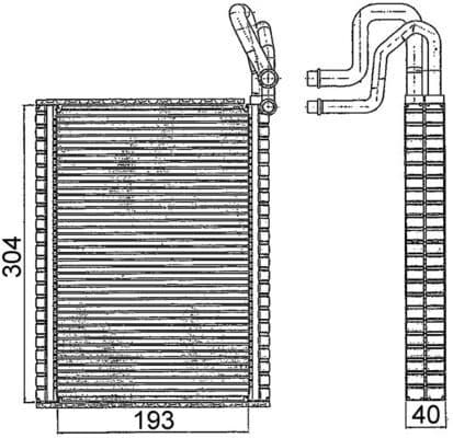 Airconditioning verdamper past: BMW X5 (E70), X5 (F15, F85), X6 (E71, E72), X6 (F16, F86) 2.0-4.8 10.06-07.19