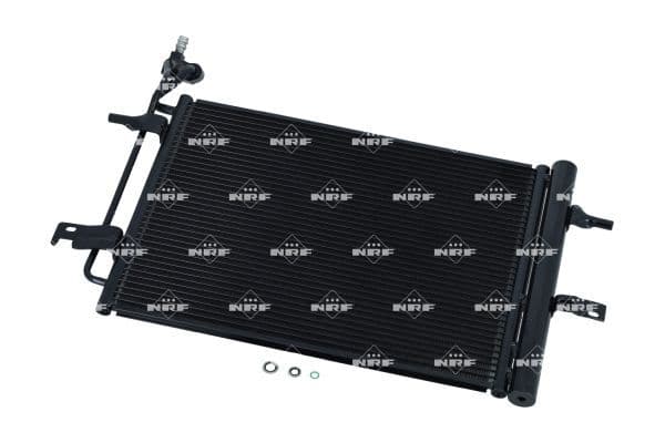 A/C condensator (met droger) past: OPEL MERIVA A 1.4-1.8 05.03-05.10