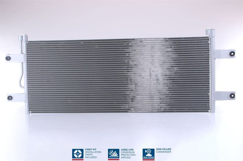 A/C condensator past: MERCEDES ACTROS MP4 / MP5, ANTOS, AROCS 10.7D-7.7D 07.11-