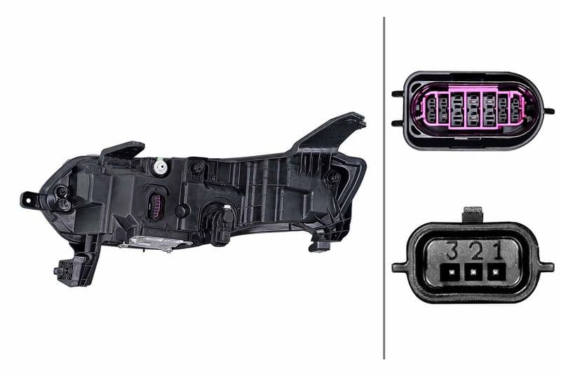Koplamp Rechts (LED, met motor) past: RENAULT MEGANE E-TECH 11.21-