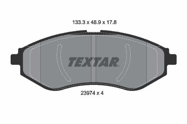 Remblokken set Voor , past: CHEVROLET AVEO / KALOS  DAEWOO KALOS 1.2-1.6 09.02-