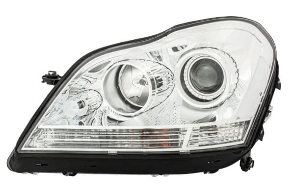 Koplamp Links (D1S/H7/PY21W/W5W/WY5W, met motor, met gloeilamp) past: MERCEDES GL-KLASA X164 09.06-06.11