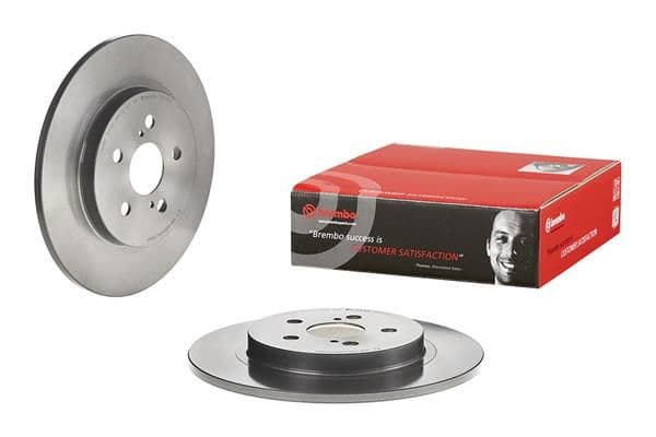 Brake disc Achter Links/Rechts past: LEXUS CT  TOYOTA URBAN CRUISER 1.4D/1.8H 01.09-