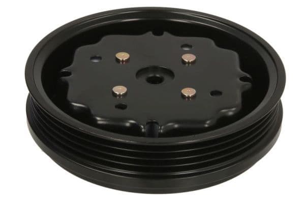 Airco compressor koppeling compleet (7SEU16C  DENSO 7SEU16C 4PK 114mm) past: AUDI A4 B6, A4 B7, A6 C5 1.9D 07.00-06.08