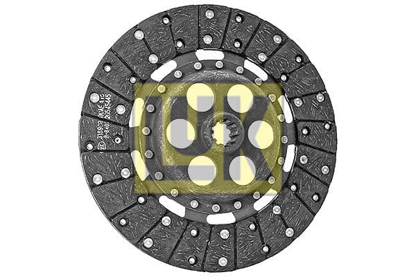 Koppelingsplaat/plaat biologisch (270mm volledig profiel) past: MASSEY FERGUSON 133, 133 MK III, 133S, 135, 135 FR, 135 MK III, 135 S, 135 UK, 135 V, 140 (3 CYL), 140 SUPER (3 CYL), 145, 165