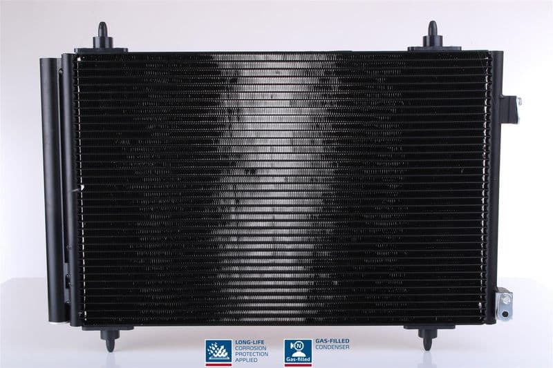 A/C condensator (met droger) past: PEUGEOT 307 1.6/1.6ALK 03.02-04.12