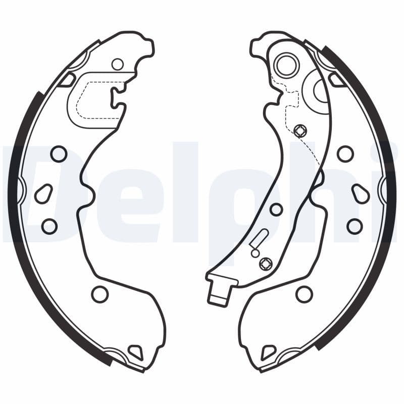 Brake shoe set