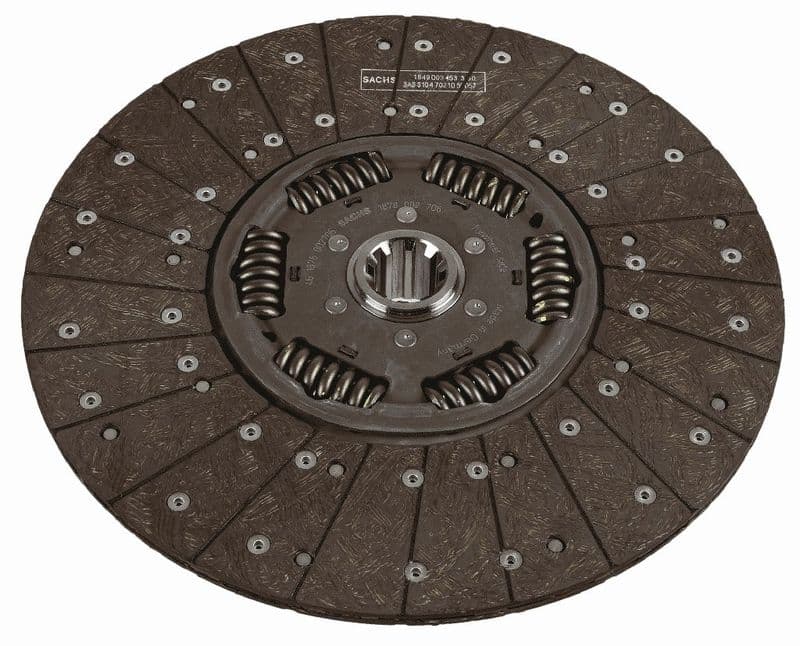 Koppelingsplaat/plaat (420mm) past: DAF 85, F 2800, N 3300  MAN SL II  MERCEDES NG, O 407, O 408, SK, T2/L 01.59-11.01