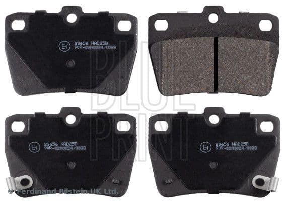 Remblokken set Achter , past: TOYOTA RAV 4 I, RAV 4 II 1.8-2.4 06.94-11.05