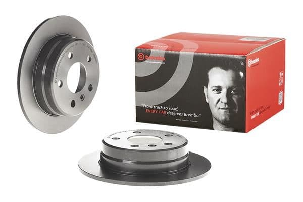 Brake disc Achter Links/Rechts past: MERCEDES A (W169), B SPORTS TOURER (W245) 1.5-Electric 09.04-06.12