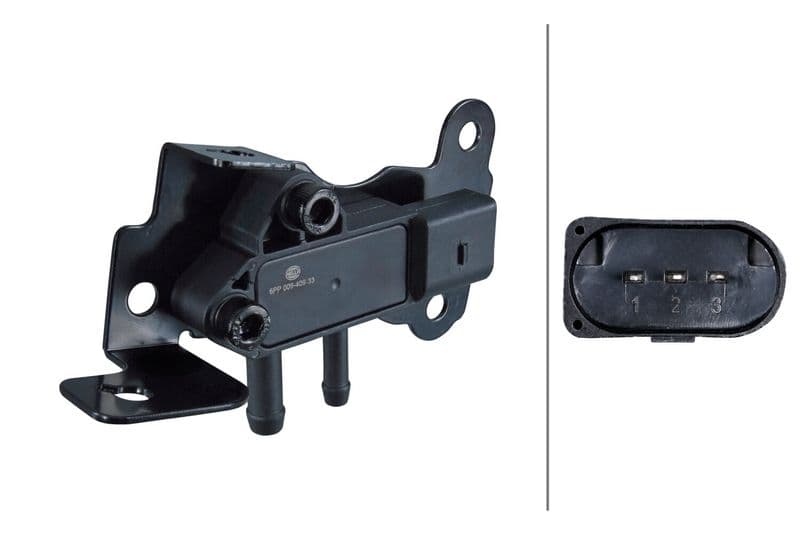 Uitlaatgassen druksensor (aantal pinnen: 3) past: CHEVROLET CAPTIVA, CRUZE  MAZDA 3, 6, CX-5  MITSUBISHI ASX, L200 / TRITON, OUTLANDER III, PAJERO IV  OPEL ANTARA A  SUBARU FORESTER 1.5D-3.2D 11.05-