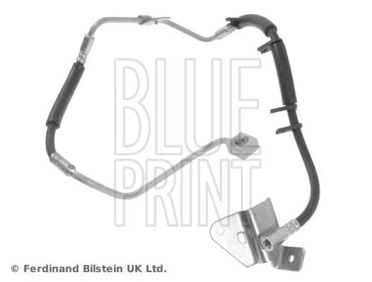 Remleiding/slang flexibel Voor Links (lengte 225/412mm, M10x1) past: JEEP GRAND CHEROKEE II 2.7D-4.7 04.99-09.05