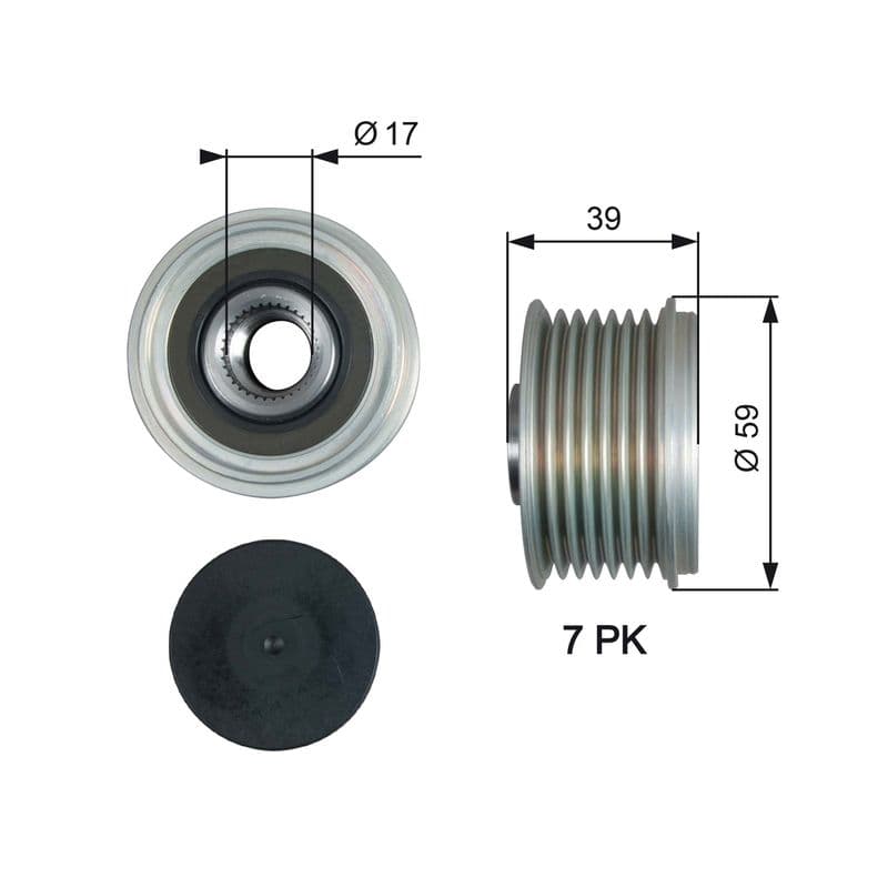 Alternator pulley