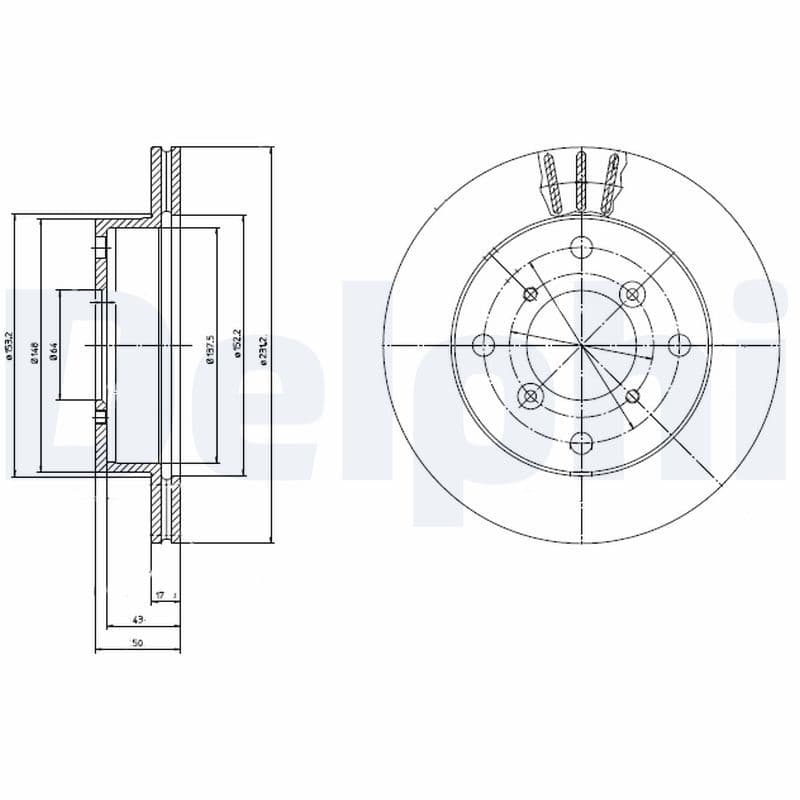 Remschijf set (2 stuks) Voor Links/Rechts past: SUBARU JUSTY II, JUSTY III  SUZUKI ALTO IV, ALTO VI, CAPPUCCINO, SWIFT, SWIFT II 0.7-1.3 03.89-
