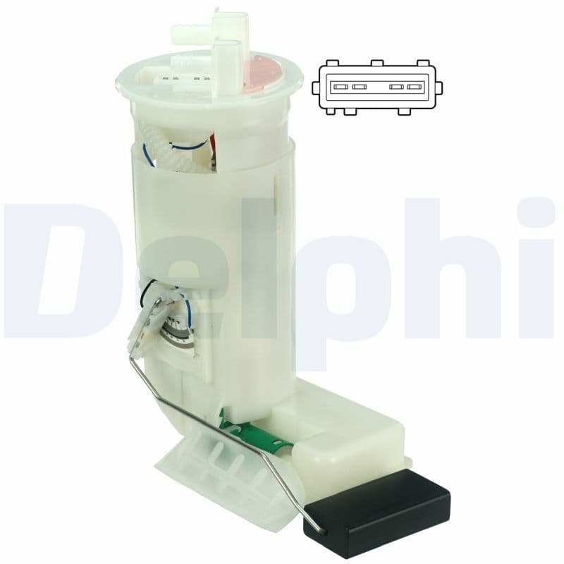 Elektrische brandstofpomp (module) past: CITROEN SAXO  PEUGEOT 106 II 1.0/1.1 04.96-07.04