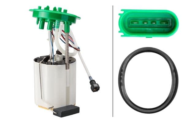 Elektrische brandstofpomp (module) past: AUDI A4 B5, A4 B7, A4 B8, A4 B9 2.0-4.2 05.00-