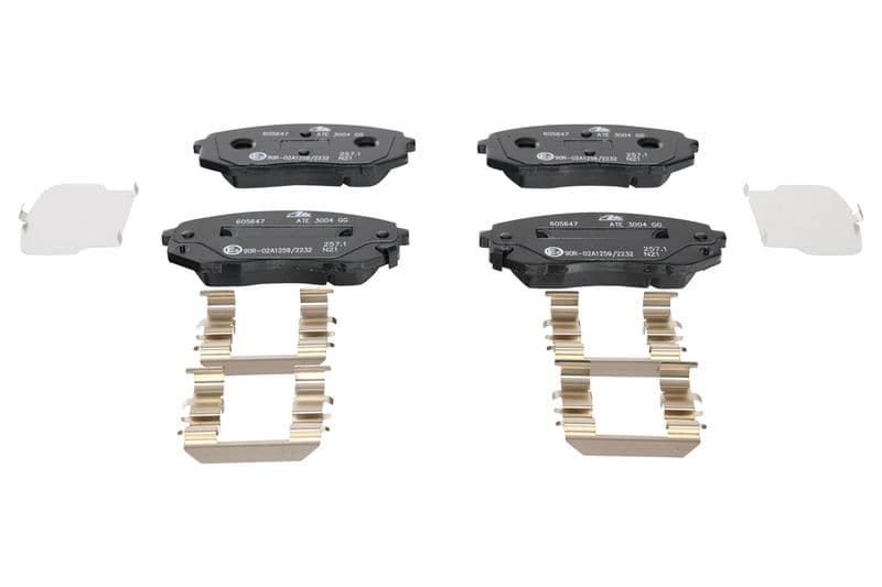 Remblokken set Voor , past: HYUNDAI I40 I, I40 I CW, IX35, KONA, SONATA VII, TUCSON  KIA CADENZA II, CEE'D, CEED, OPTIMA, PRO CEE'D, PROCEED, SOUL II, SPORTAGE III, SPORTAGE IV 1.0-Electric 08.09-