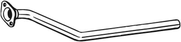 Uitlaatpijp Voor (lengte:1050mm) past: DACIA DUSTER, LOGAN, LOGAN EXPRESS, LOGAN MCV, SANDERO  RENAULT DUSTER, LOGAN I 1.5D 09.05-
