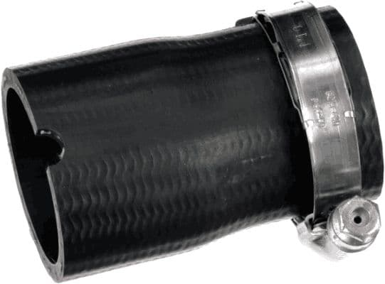 Intercooler slang (diameter 38/43,5mm, lengte 90mm, zwart) past: HYUNDAI ACCENT IV, ELANTRA V, I20 ACTIVE, I20 I, I20 II, I30, I40 I, I40 I CW, IX20, IX35  KIA CARENS III 1.4D/1.6D/1.7D 12.06-