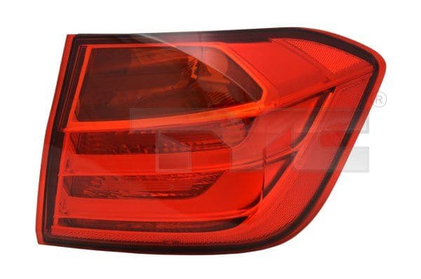 Achterlicht Rechts (extern, LED, kleur indicator red, kleur van het glas red) past: BMW 3 F30, F31, F80 Saloon 10.11-05.15
