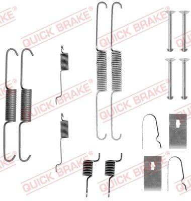 Accessory Kit, brake shoes