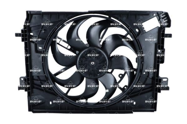 Radiatorventilator (met huisvesting) past: DACIA DOKKER, DUSTER, LODGY, LOGAN II, LOGAN MCV II, SANDERO II  NISSAN MICRA V  RENAULT CAPTUR I, CLIO IV, LOGAN I, LOGAN/STEPWAY II 0.9-1.6LPG 02.08-