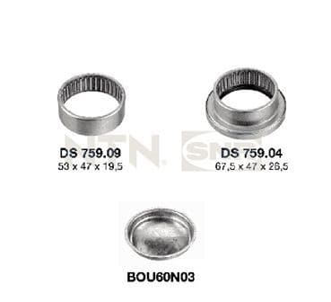 Achterwielophangingsbalklager past: CITROEN BERLINGO, XSARA  PEUGEOT 206 1.1-2.0D 04.97-